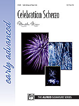 Celebration Scherzo-Early Advanced piano sheet music cover